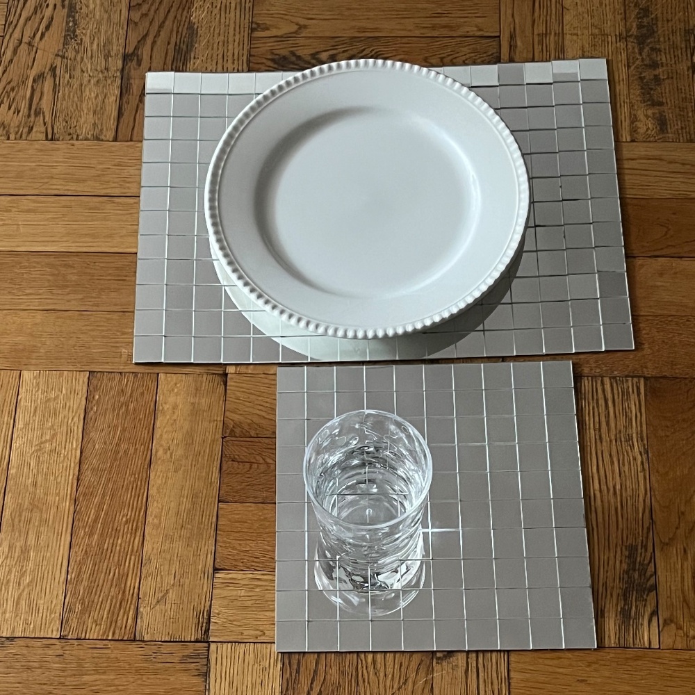 Vintage Mirrored placemats